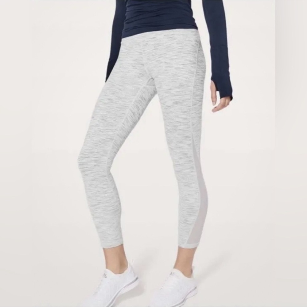 Lululemon Train Times 7/8 Pant Wee are From Space Nimbus Battleship Size 6